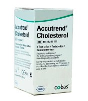 Тест-полоски Аккутренд №5 холестерин (холестерин в крови)